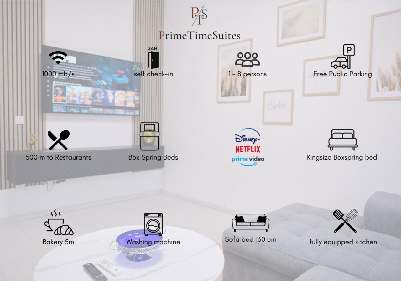 Primetime Suite Fuer 8+Kueche/Wifi เอสเซน ภายนอก รูปภาพ